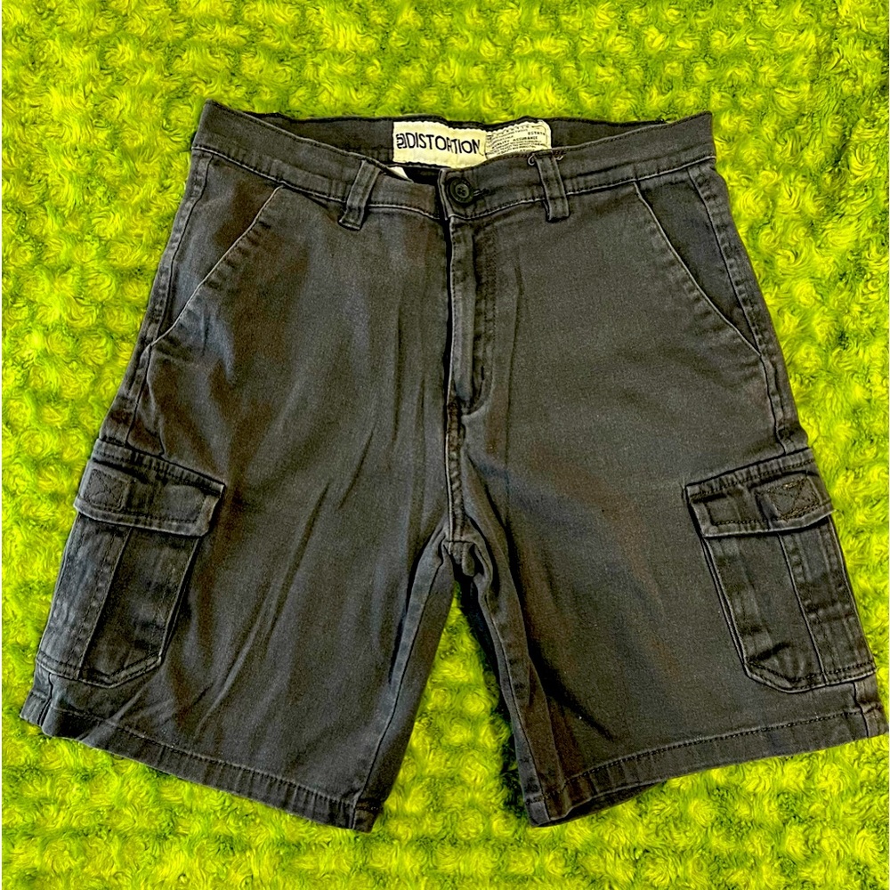 DISTORTION | 14 | boys | black/gray | cargo |shirts